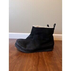 Jenni Kayne Suede Sherpa Faux Shearling Lined Ankle Boots Size 40 Fits US 9